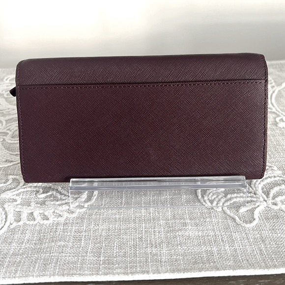 Kate Spade EUC Saffiano Leather Bifold Wallet with Bow Detail - Picture 2 of 14